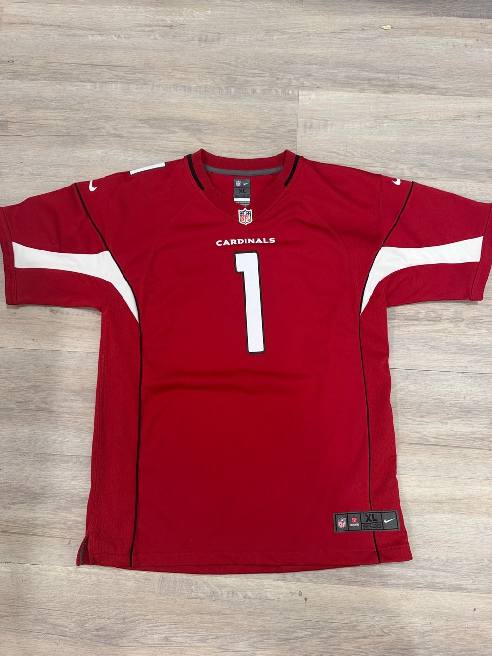 Nike Red Arizona Cardinals #1 Jersey - Men's